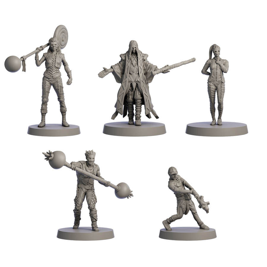 HECKNA!: MINIATURES SET: REVELERS