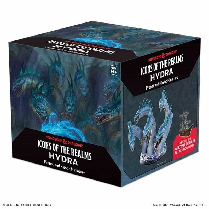 DUNGEONS AND DRAGONS: ICONS OF THE REALMS MINIATURES (SET 29): PHANDELVER AND BELOW: HYDRA