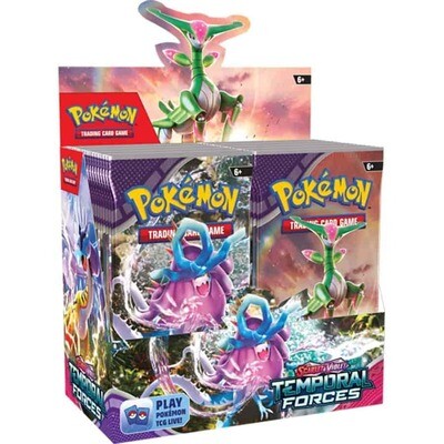 POKEMON TCG: SCARLET AND VIOLET: TEMPORAL FORCES BOOSTER BOX