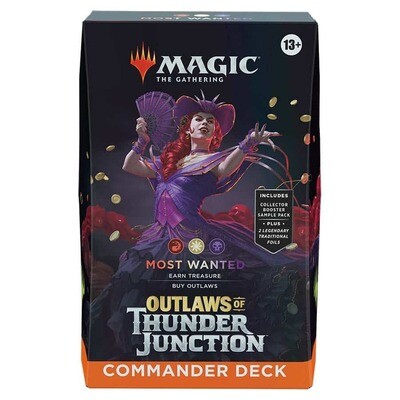 OUTLAWS OF THUNDER JUNCTION COMMANDER DECK - MOST WANTED