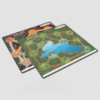 ROOT: MOUNTAIN AND LAKE PLAYMAT