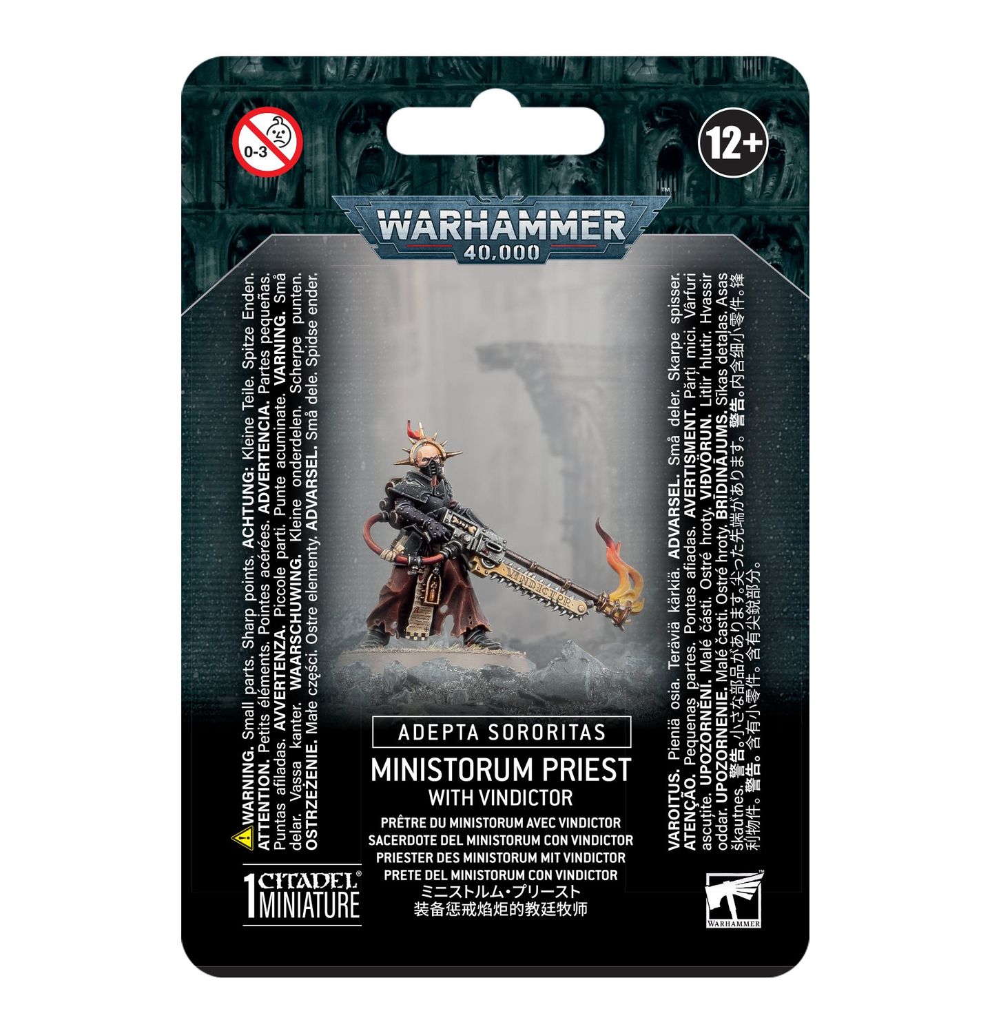ADEPTA SORORITAS: MINISTORUM PRIEST WITH VINDICTOR
