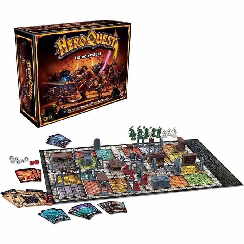 HEROQUEST GAME SYSTEM TABLETOP BOARD GAME