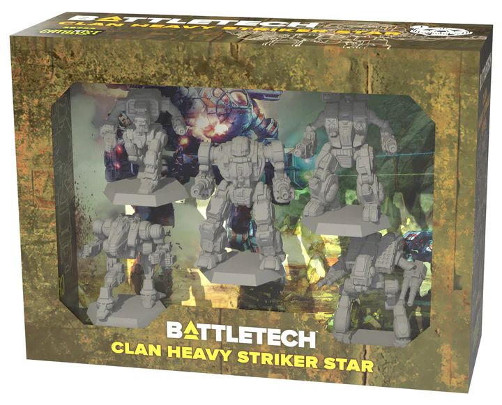 BATTLETECH: MINIATURE FORCE PACK - CLAN HEAVY STRIKER STAR