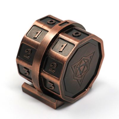 DIE HARD DICE: LIFELINK COUNTER - BATTLEWORN COPPER