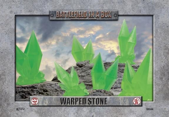 FEATURES: WARPED STONE - GREEN (X6)