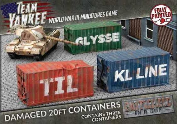 MODERN: 20FT SHIPPING CONTAINERS - DAMAGED