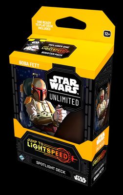 STAR WARS: UNLIMITED - JUMP TO LIGHTSPEED SPOLIGHT DECK - BOBA FETT