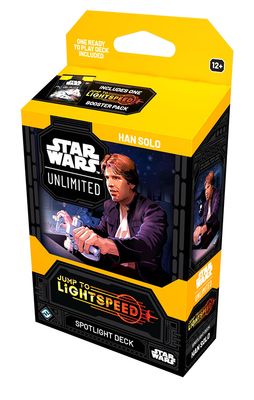 STAR WARS: UNLIMITED - JUMP TO LIGHTSPEED SPOLIGHT DECK - HAN SOLO