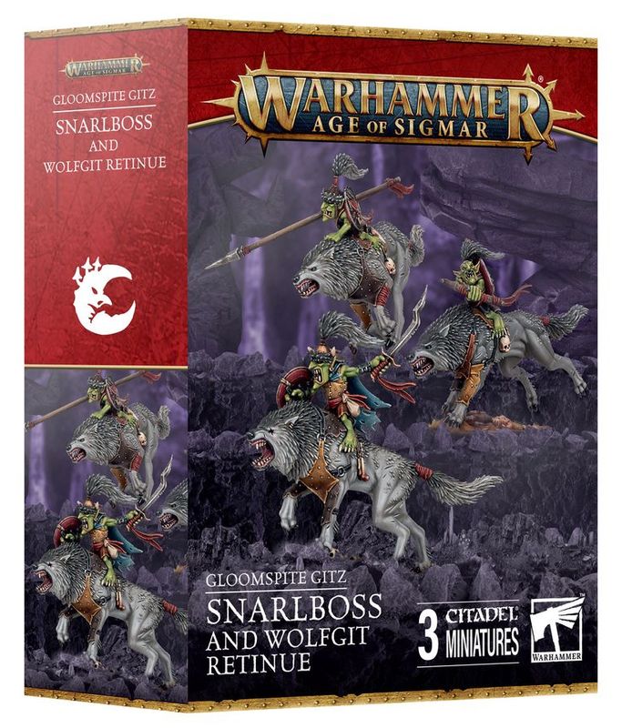 GLOOMSPITE GITZ: SNARLBOSS AND WOLFGIT RETINUE