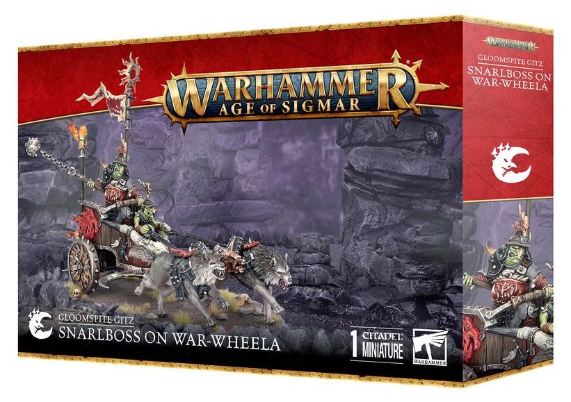 GLOOMSPITE GITZ: SNARLBOSS ON WAR-WHEELA