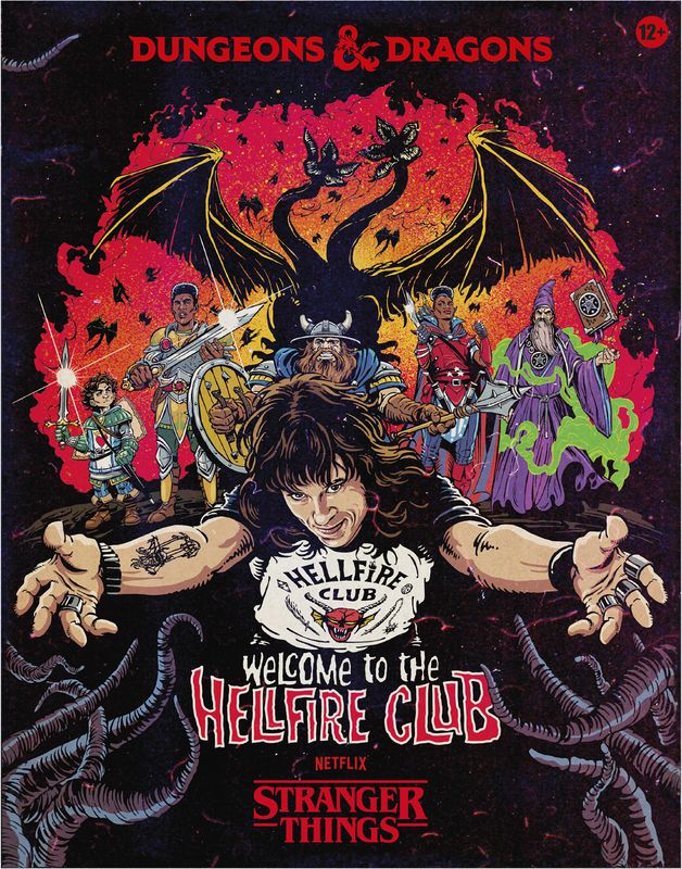 DUNGEONS AND DRAGONS STRANGER THINGS WELCOME TO THE HELLFIRE CLUB