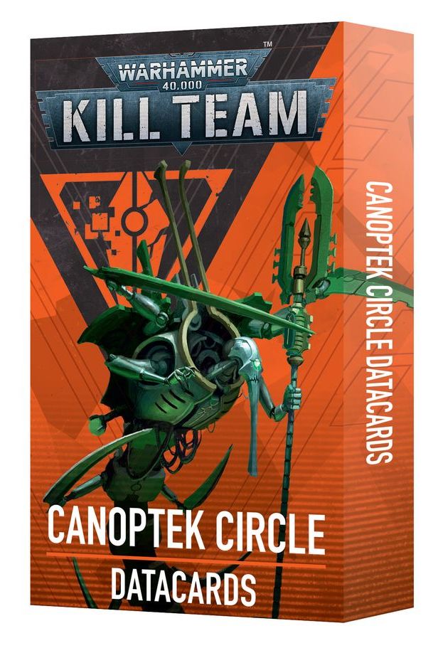 KILL TEAM: CANOPTEK CIRCLE DATA CARDS