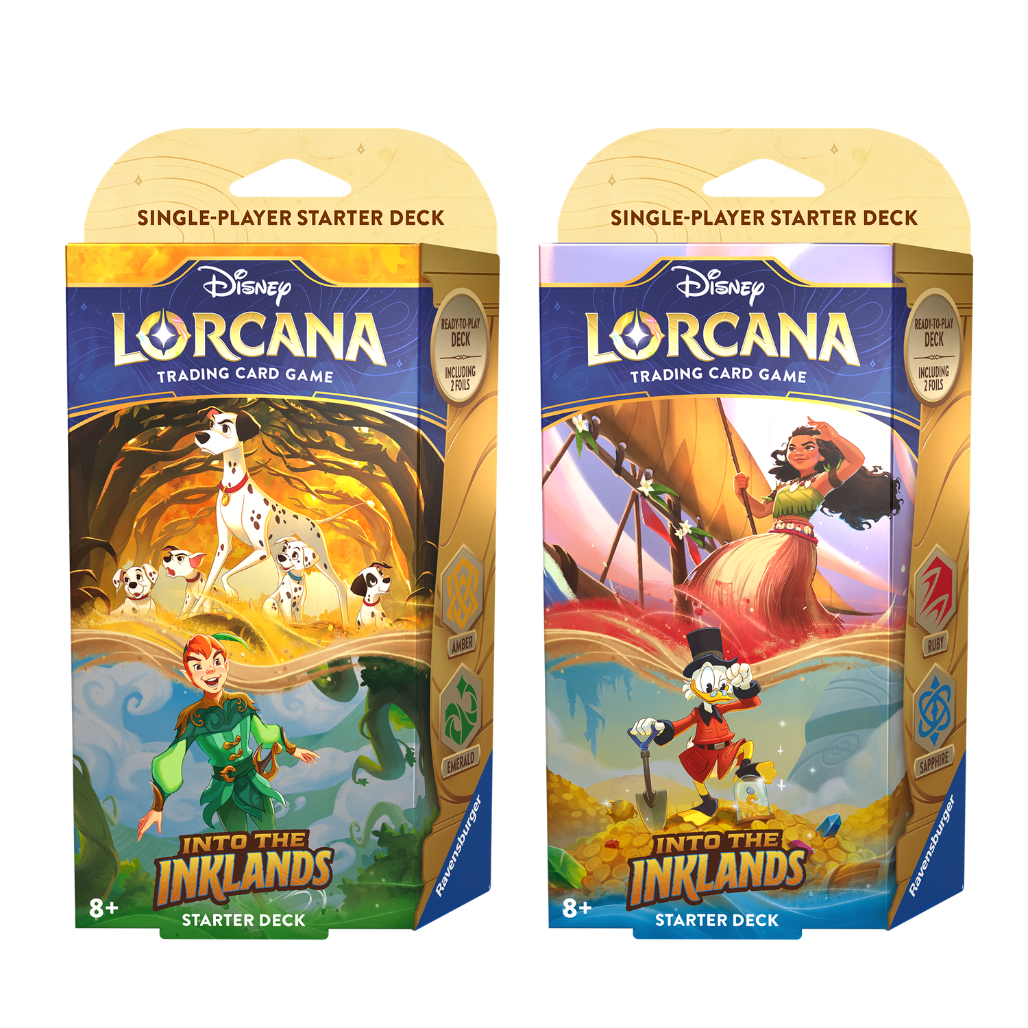 DISNEY LORCANA: INTO THE INKLANDS STARTER DECK DISNEY LORCANA: INTO THE INKLANDS STARTER DECK