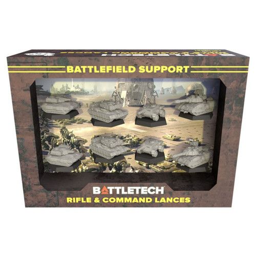 BATTLETECH MERCENARIES FORCEPACK BATTLEFIELD SUPPORT RIFLE AND COMMAND LANCES