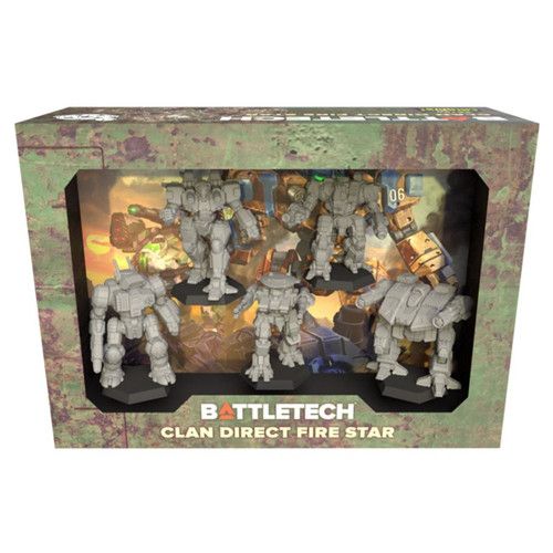 BATTLETECH MERCENARIES FORCEPACK THE CLAN DIRECT FIRE STAR
