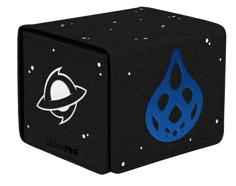 EDGE OF ETERNITIES:  PREMIUM ALCOVE EDGE DECK BOX - BLUE MYTHIC