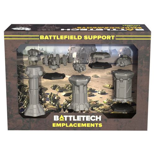 BATTLETECH BATTLEFIELD SUPPORT EMPLACEMENT FORCE PACK
