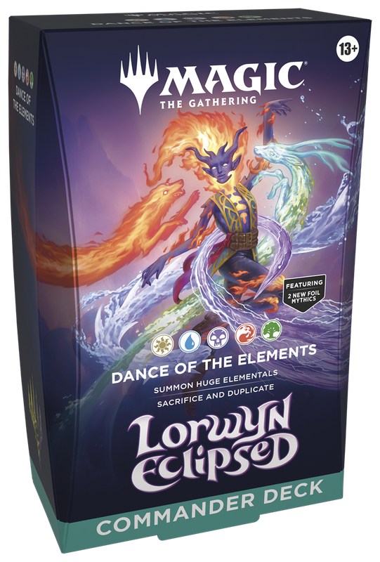 MAGIC THE GATHERING LORWYN ECLIPSED COMMANDER DECK DANCE OF THE ELEMENTS MAGIC THE GATHERING LORWYN ECLIPSED COMMANDER DECK DANCE OF THE ELEMENTS