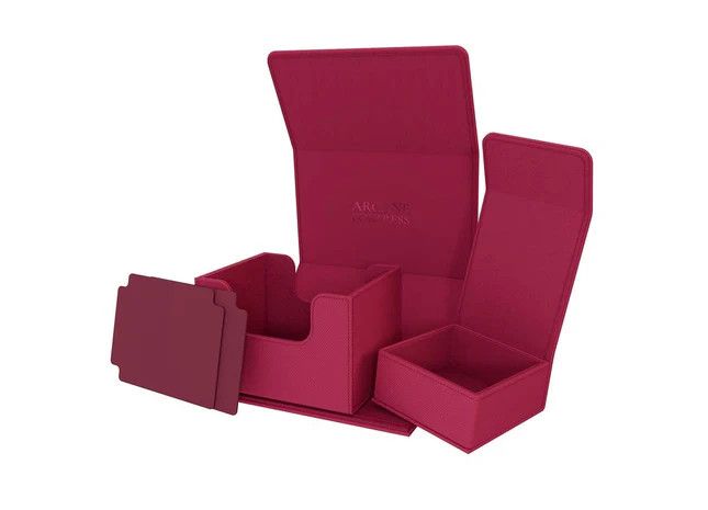 ARCANE FORTRESS: SOLID COLOR: RADIANT 100+ PINK DELUXE DECK VAULT