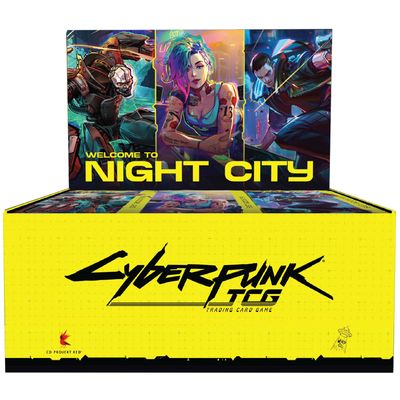 CYBERPUNK TCG: WELCOME TO NIGHT CITY BOOSTER BOX CYBERPUNK TCG: WELCOME TO NIGHT CITY BOOSTER BOX