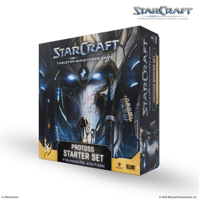 STARCRAFT TMG PROTOSS STARTER SET FOUNDERS EDITION