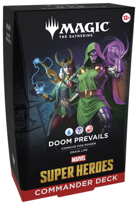 MAGIC THE GATHERING MARVEL SUPER HEROES COMMANDER DECK DOOM PREVAILS