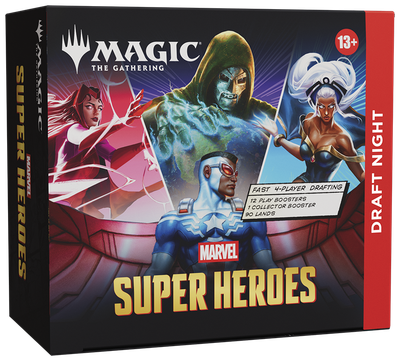 MAGIC THE GATHERING MARVEL SUPER HEROES DRAFT NIGHT BOX