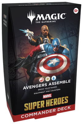 MAGIC THE GATHERING MARVEL SUPER HEROES COMMANDER DECK AVENGERS ASSEMBLE
