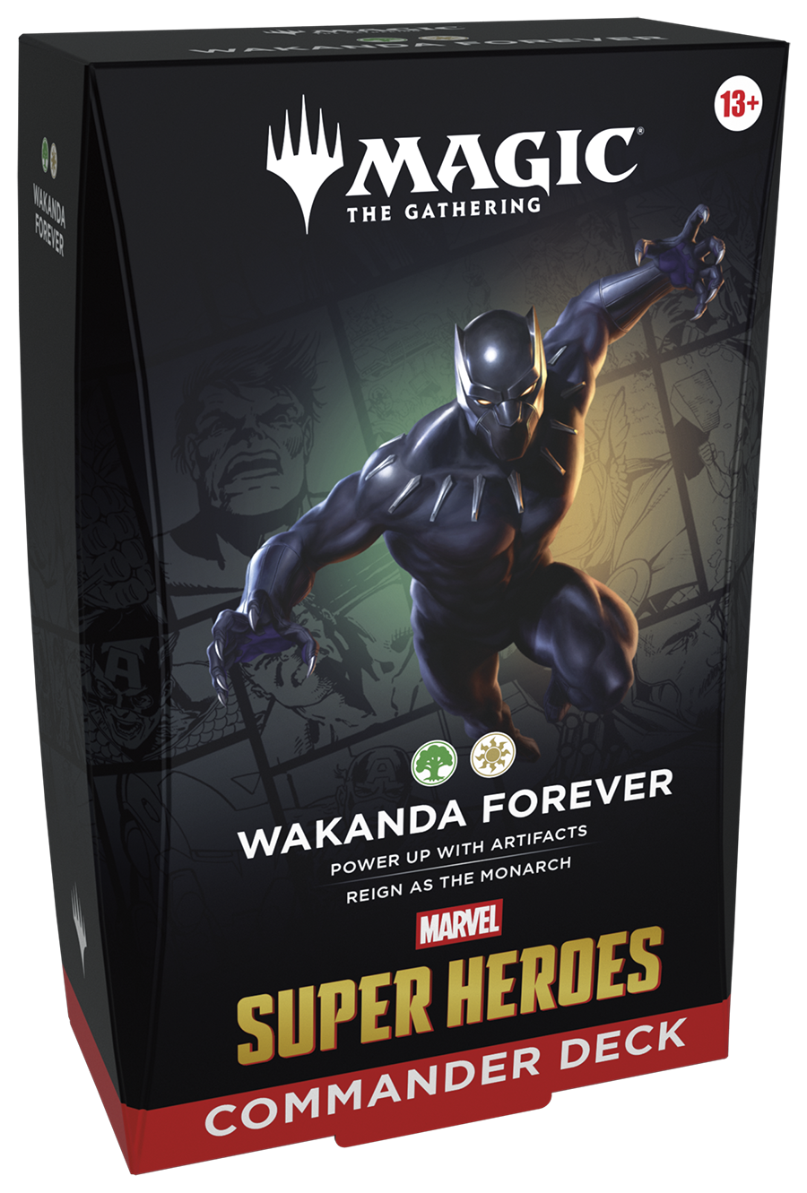MAGIC THE GATHERING MARVEL SUPER HEROES COMMANDER DECK WAKANDA FOREVER