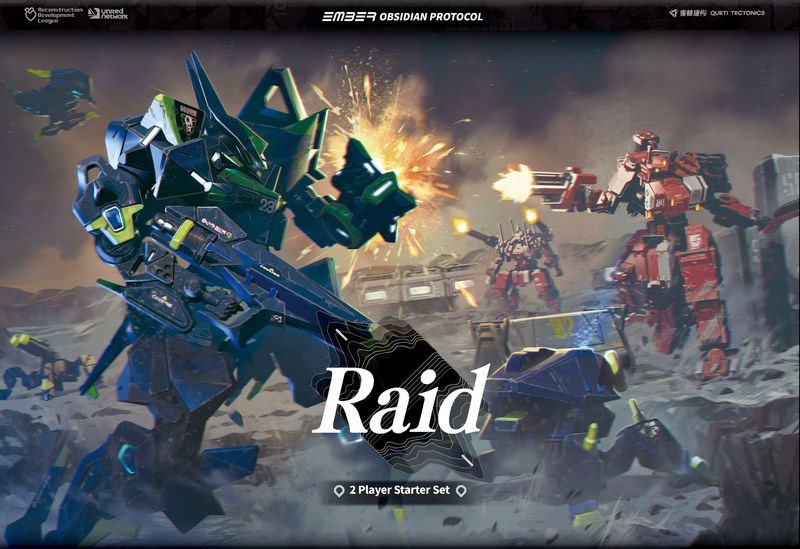 EMBER OBSIDIAN PROTOCOL RAID TWO PLAYER STARTER SET EMBER OBSIDIAN PROTOCOL RAID TWO PLAYER STARTER SET