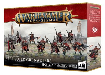 CITIES OF SIGMAR: FREEGUILD GRENADIERS CITIES OF SIGMAR: FREEGUILD GRENADIERS