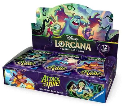 DISNEY LORCANA:  ATTACK OF THE VINE BOOSTER BOX