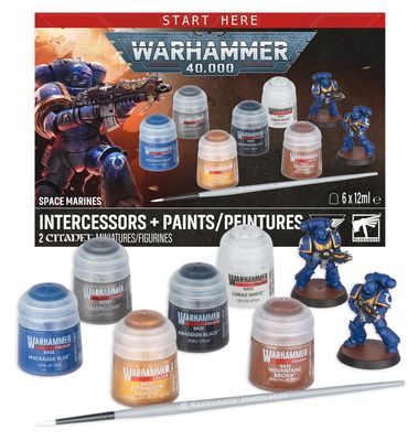 SPACE MARINE: INTERCESSORS PAINT SET SPACE MARINE: INTERCESSORS PAINT SET