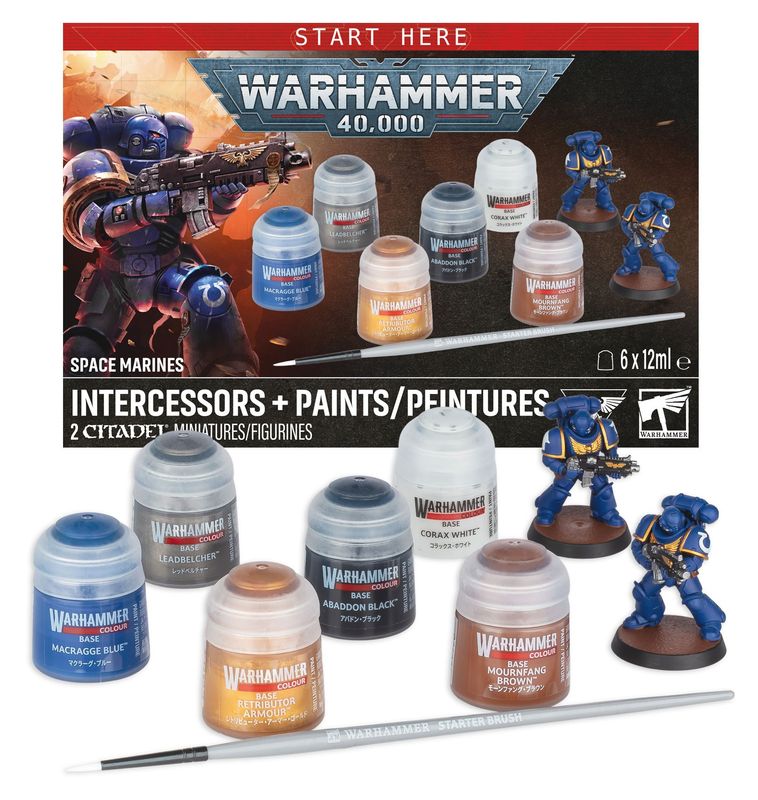 SPACE MARINE: INTERCESSORS PAINT SET