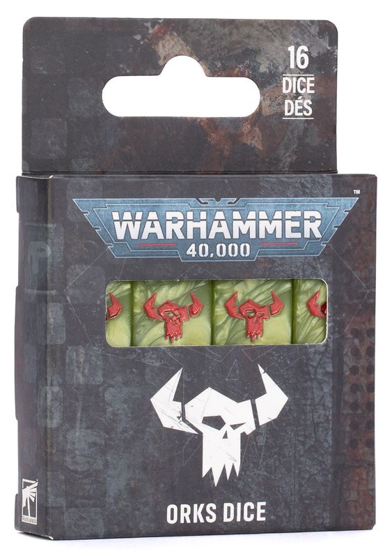 WARHAMMER 40000: ORKS DICE SET WARHAMMER 40000: ORKS DICE SET