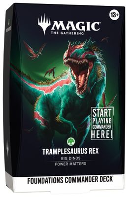MAGIC: THE GATHERING FOUNDATIONS COMMANDER DECK - TRAMPLESAURUS REX