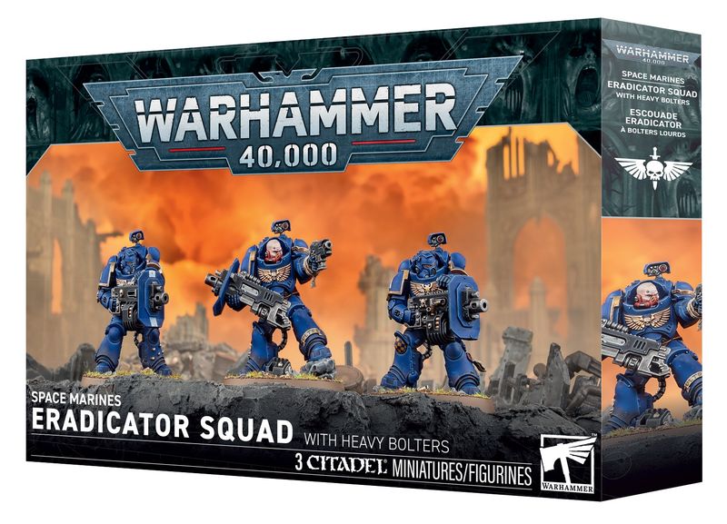 SPACE MARINES: ERADICATOR SQUAD HEAVY BOLTERS SPACE MARINES: ERADICATOR SQUAD HEAVY BOLTERS