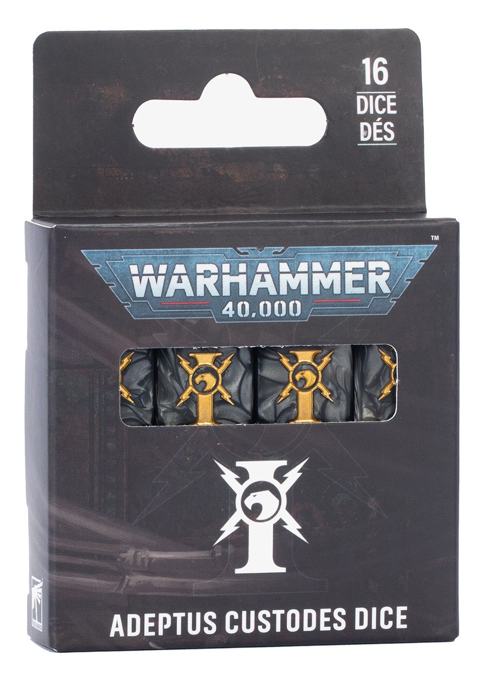 WARHAMMER 40000: ADEPTUS CUSTODES DICE SET