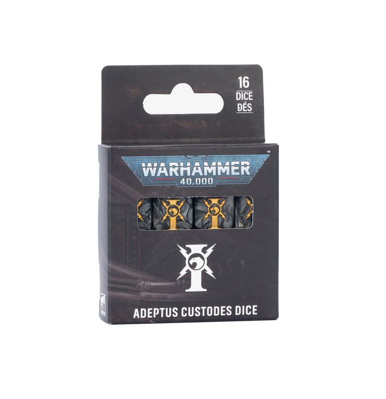 WARHAMMER 40000: ADEPTUS CUSTODES DICE SET