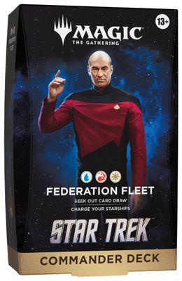 MAGIC THE GATHERING STAR TREK COMMANDER DECK FEDERATION FLEET