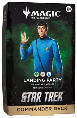 MAGIC THE GATHERING STAR TREK COMMANDER DECK LANDING PARTY
