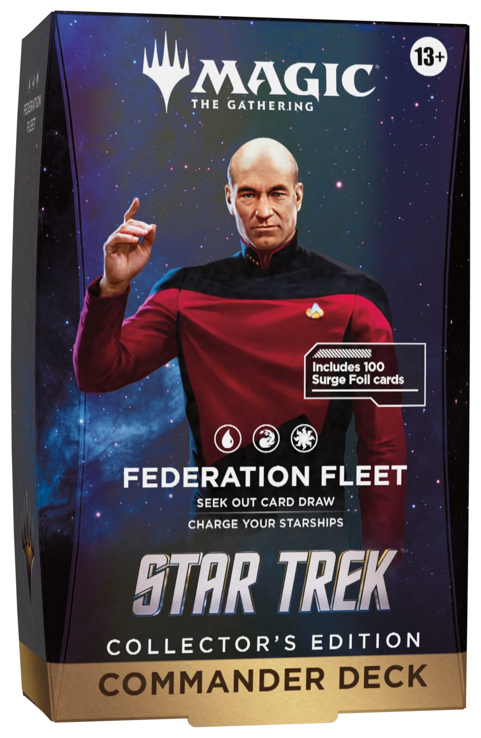 MAGIC THE GATHERING STAR TREK COMMANDER DECK FEDERATION FLEET COLLECTOR EDITION