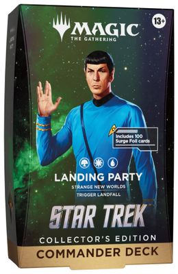 MAGIC THE GATHERING STAR TREK COMMANDER DECK LANDING PARTY COLLECTOR EDITION