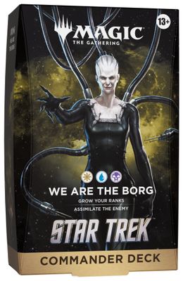 MAGIC THE GATHERING STAR TREK COMMANDER DECK WE ARE THE BORG