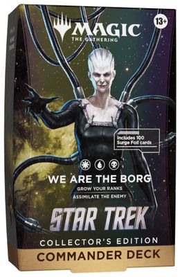 MAGIC THE GATHERING STAR TREK COMMANDER DECK WE ARE THE BORG COLLECTOR EDITION