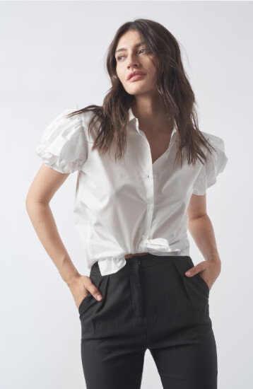 MONA THALHEIMER - Puff Sleeve Shirt