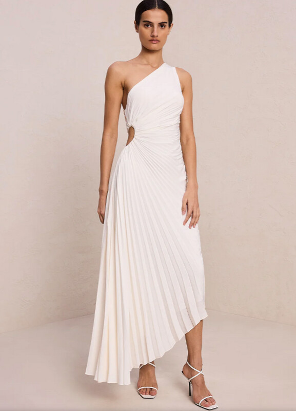 ALC - Delfina Matte Pleated Dress