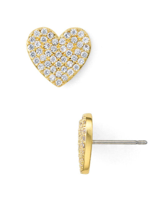 RED CARPET TRENDS - Pavé Heart Earrings