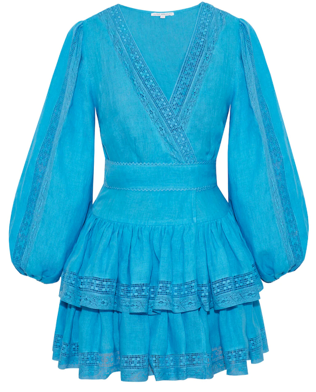 MIKA Lagoon Wrap Dress, Size: XS, Colour: LAGOON